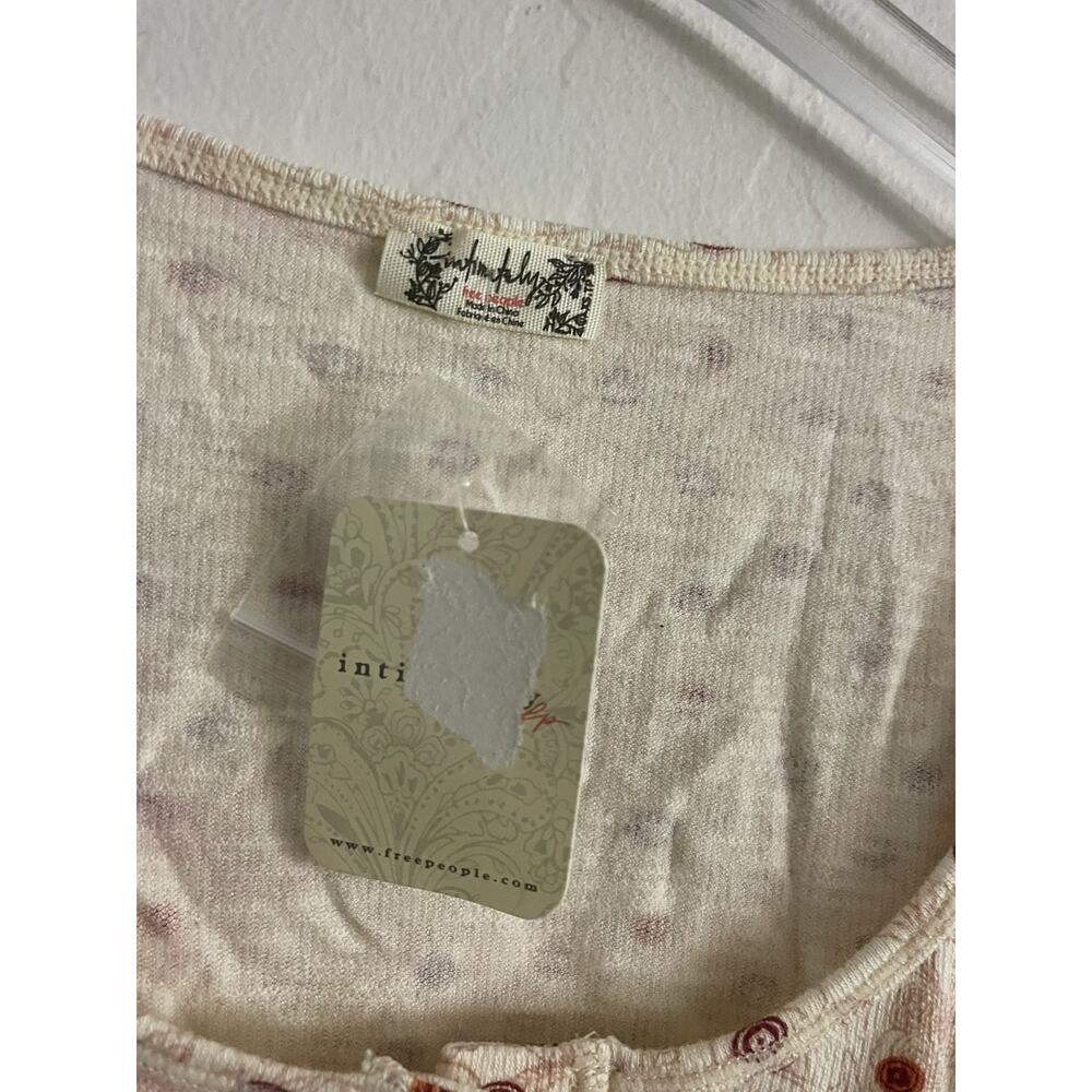 Free People Intimately XS Pajamas Stolen Dance Sleep Set Cream NEW NWT - Picture 4 of 9